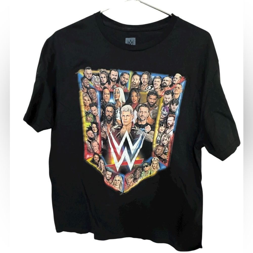WWE Tour Wrestling Full Graphic I Was There Black Men’s XL T-Shirt MINTY